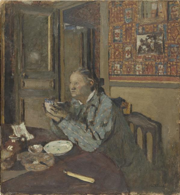 Madame Vuillard mit der Schüssel