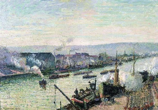 Die Seine bei Rouen, Saint-Sever