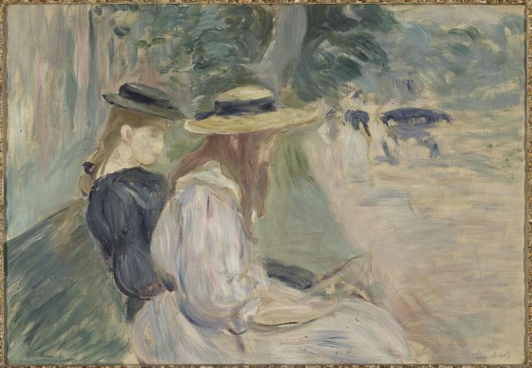 Su una panchina nel Bois de Boulogne