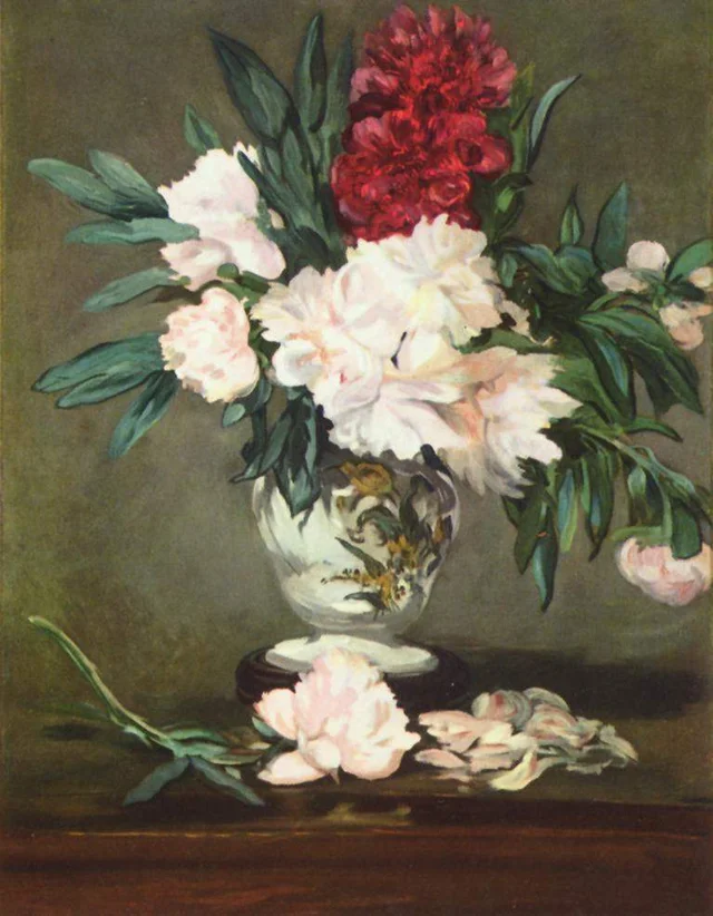 Still Life, Vase with Peonies