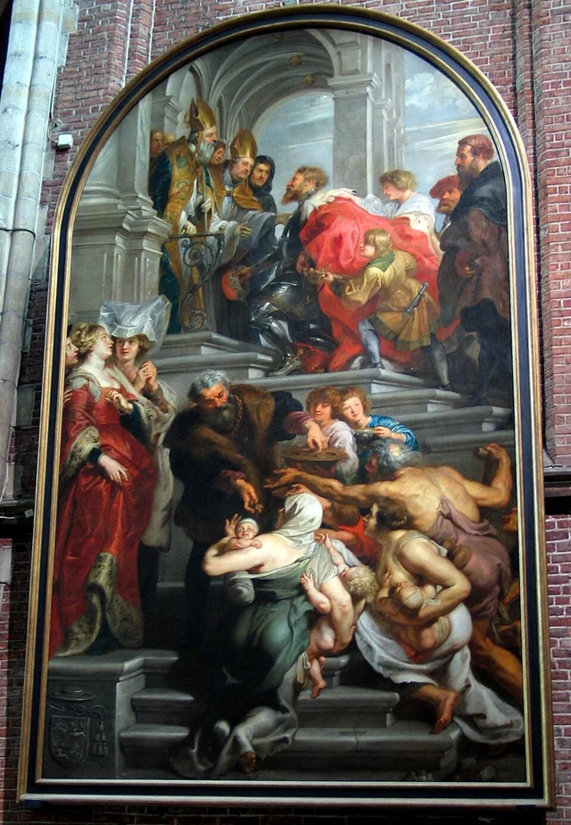 Die Bekehrung des heiligen Bavo