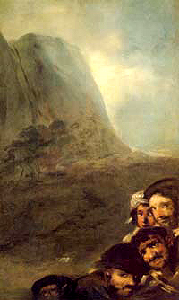 Heads in a landscape