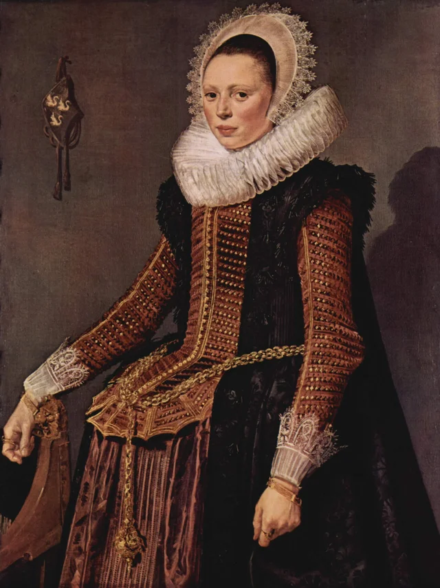 Ritratto di una donna in piedi