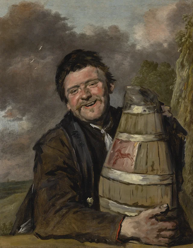 Mann mit Bierkrug