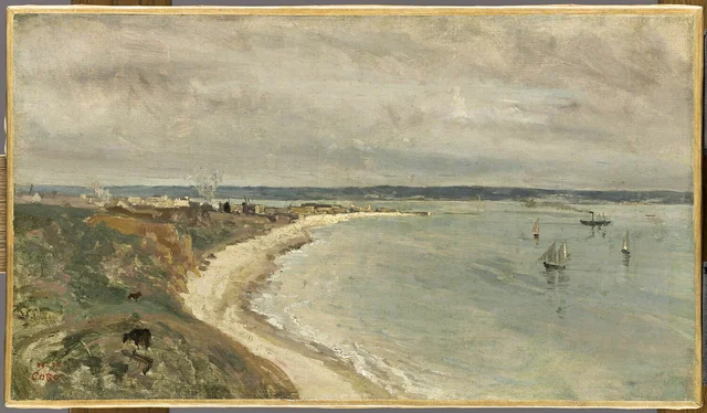 The Sea Seen from the Top of the Cliffs