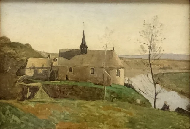 The Church at Rolleboise near Mantes
