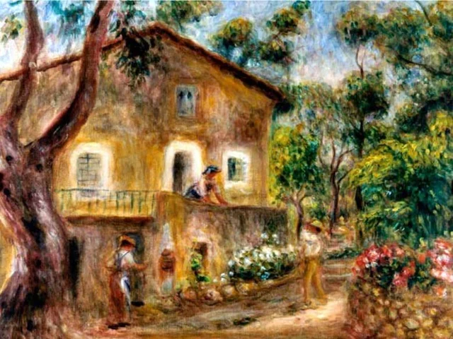 La casa di Collette a Cagnes