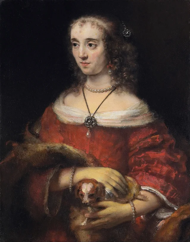 Ritratto di dama con cagnolino