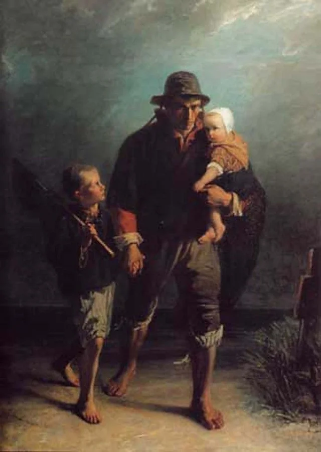Passando davanti alla tomba della madre