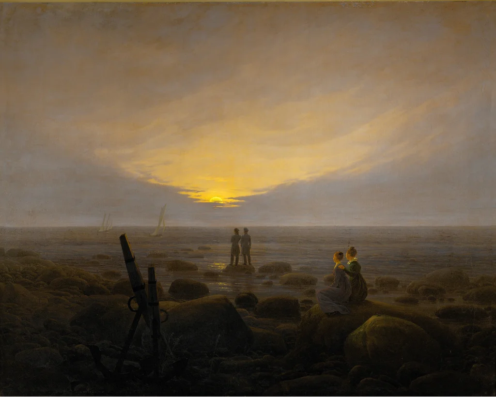 Moonrise over the Sea