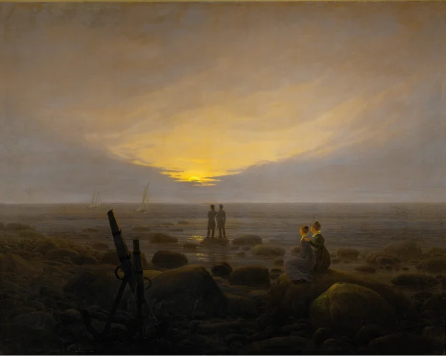 Moonrise over the Sea