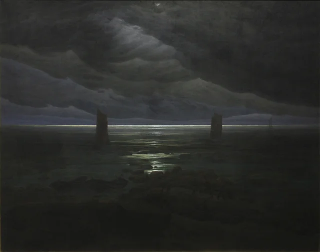 Sea Shore in Moonlight