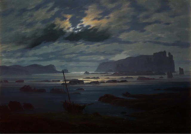 Northern Sea in the Moonlight