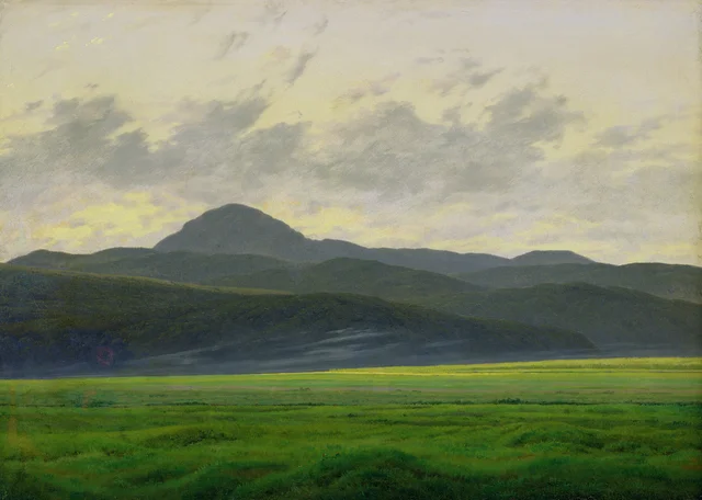 Mountain landscape in Bohemia