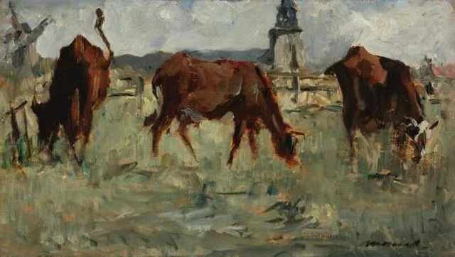 Vacas en el pasto