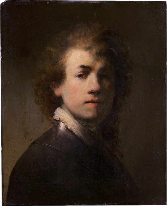 Self-portrait with breastplate