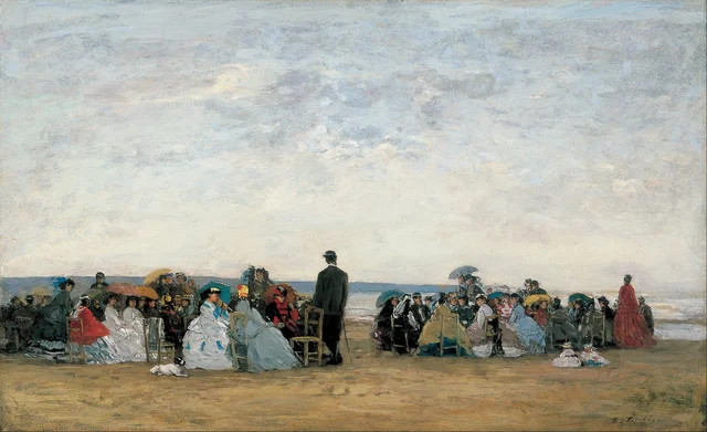 La spiaggia vicino a Trouville