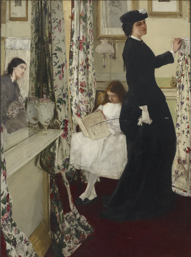 Harmony in Green and Rose: The Music Room