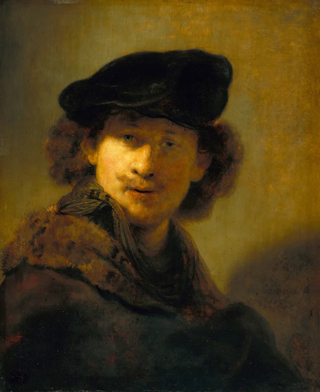 Autorretrato con boina de terciopelo