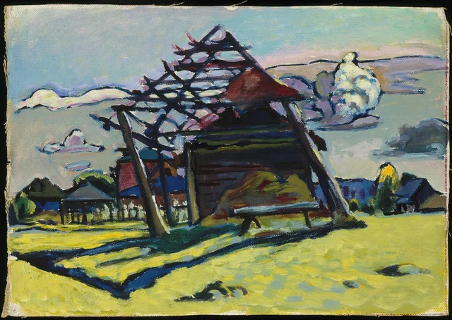 Akhtyrka, Framework for a Pile of Hay and Farm