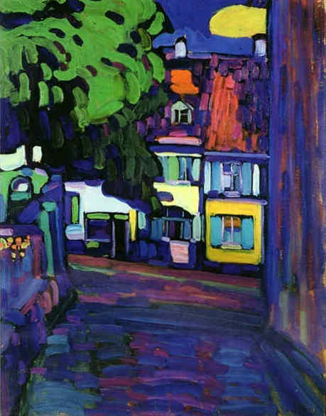 Casas en Murnau, en la Obermarkt