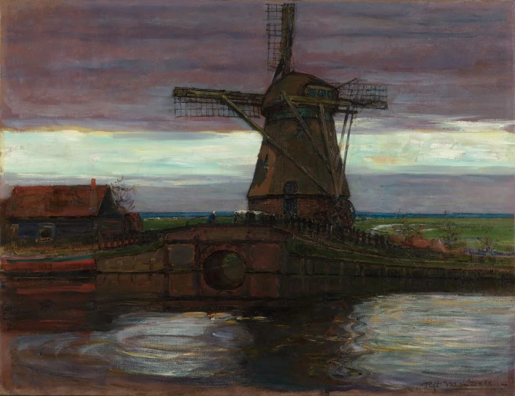 Stammer-Mühle mit gestreiftem Himmel