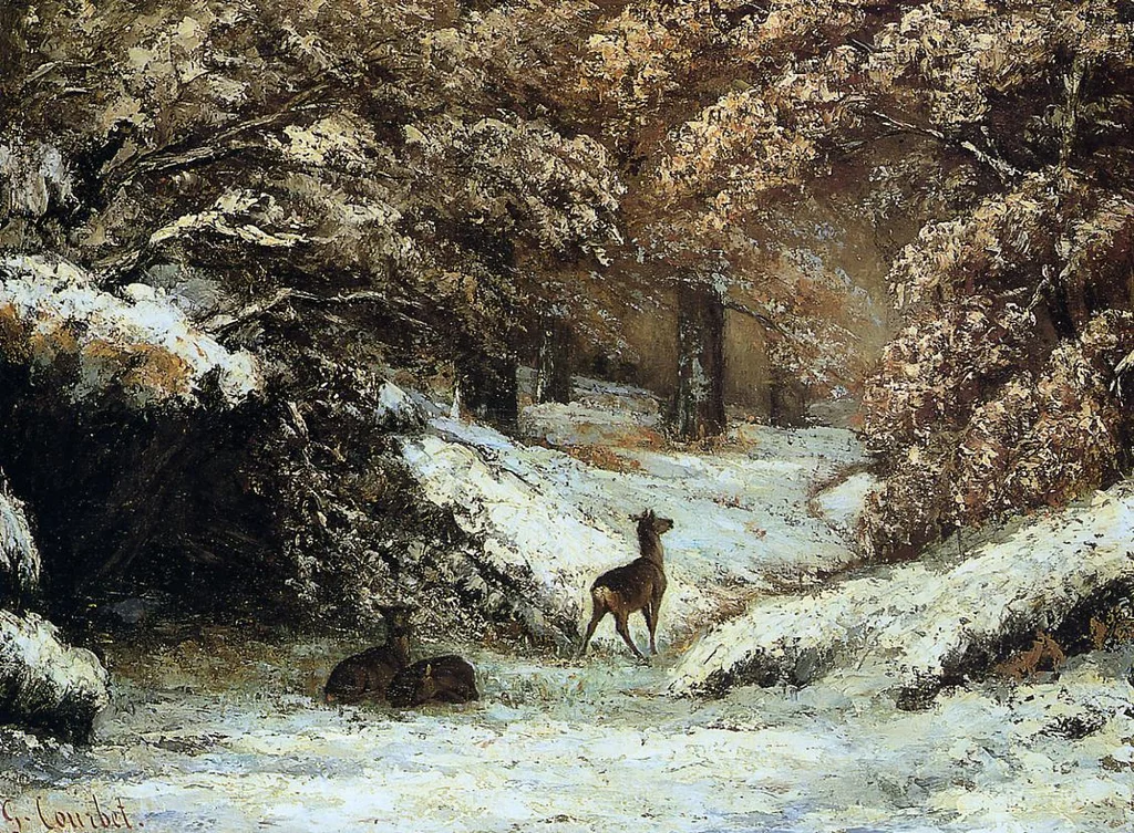 La Remise des chevreuils en hiver