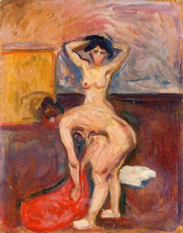 Bending and upright Nude