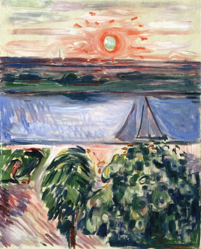 Canale al tramonto