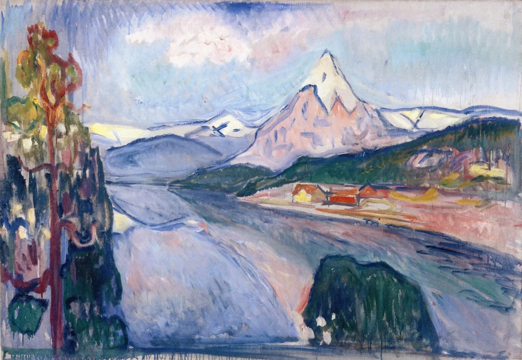 Paesaggio di fiordo. Scenografia per "Spettri" di Henrik Ibsen