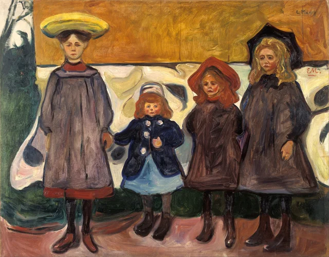 Quattro ragazze ad Åsgårdstrand