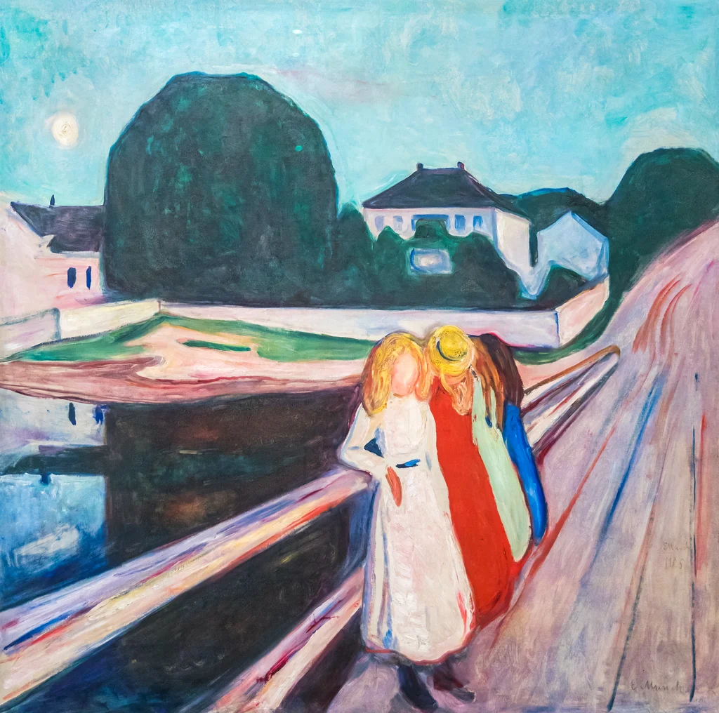 Quattro ragazze sul ponte