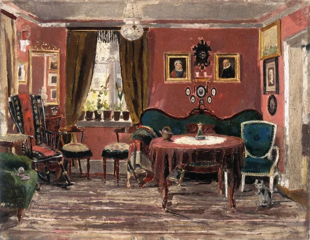Il salotto delle signorine Munch in Pilestredet 61