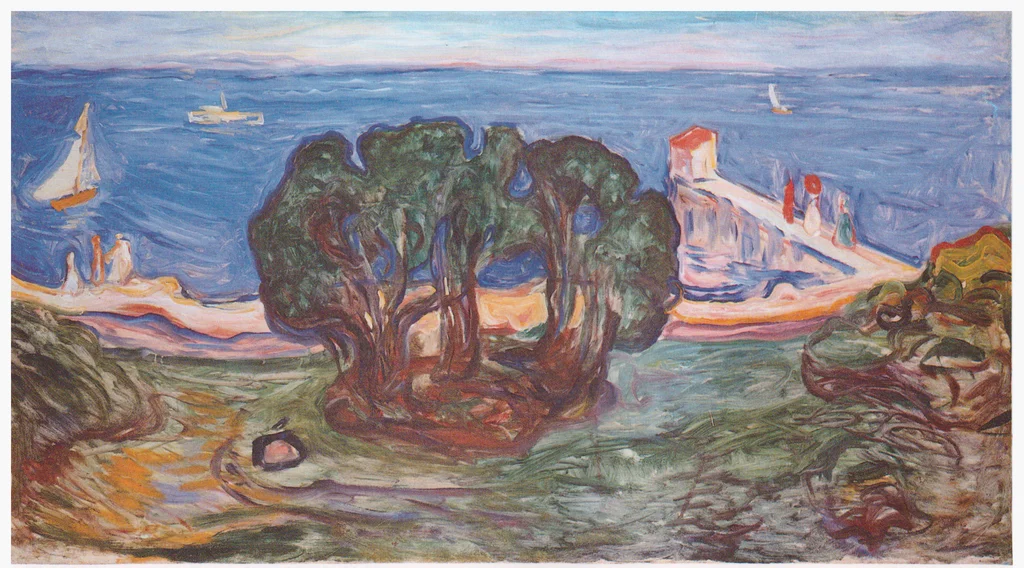Alberi sulla spiaggia (Il fregio Linde)