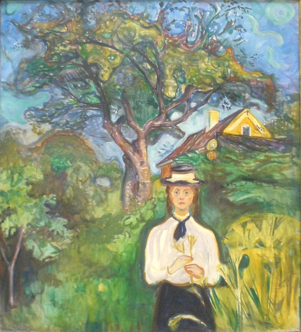 Young Woman under the Apple Tree