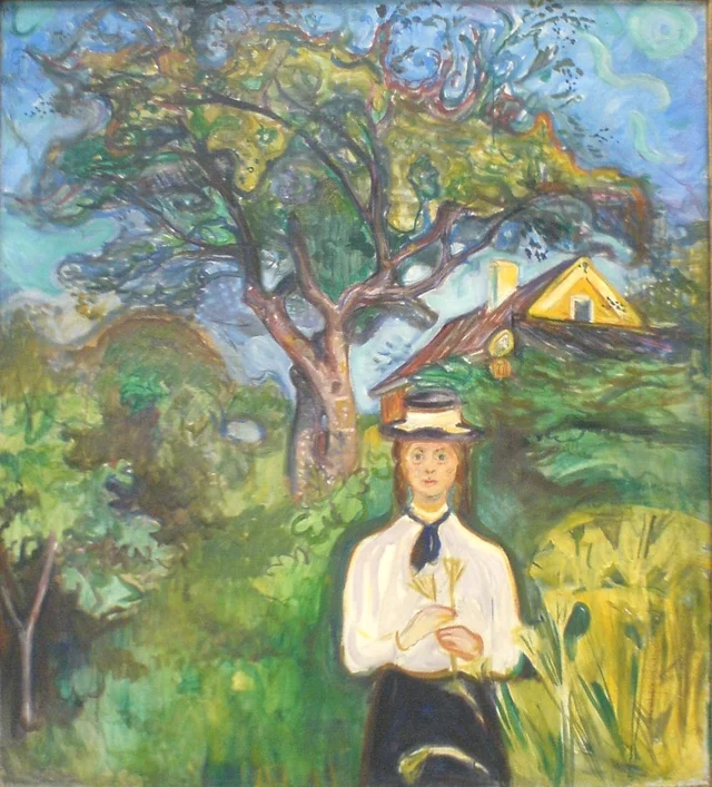 Young Woman under the Apple Tree
