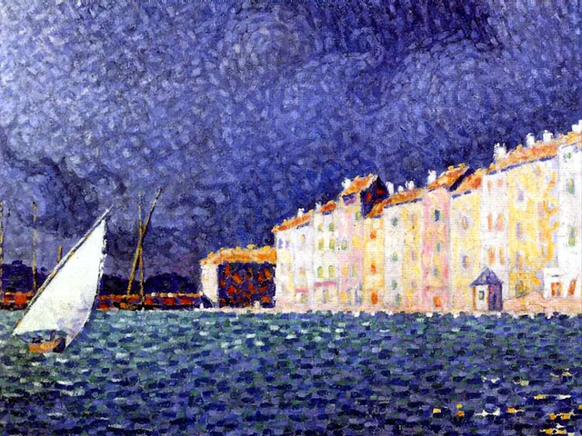 Saint-Tropez, l'orage