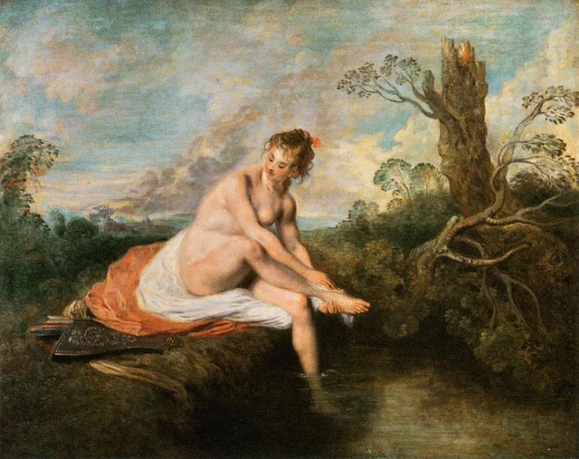 Diana im Bade