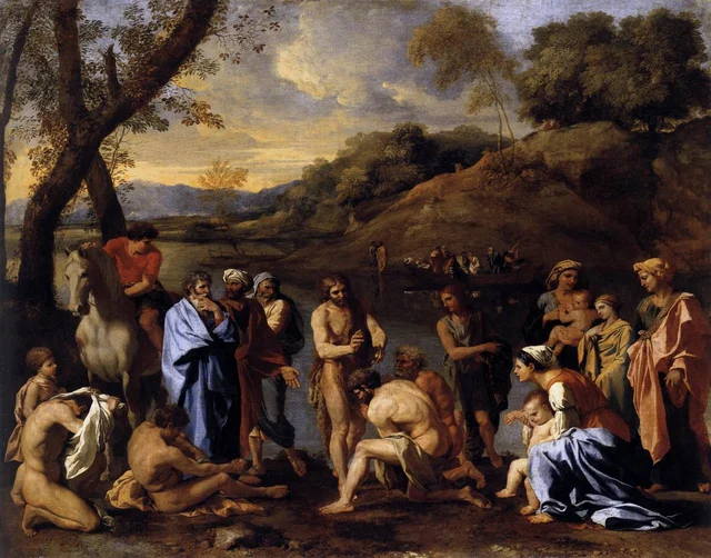 San Giovanni battezza il popolo