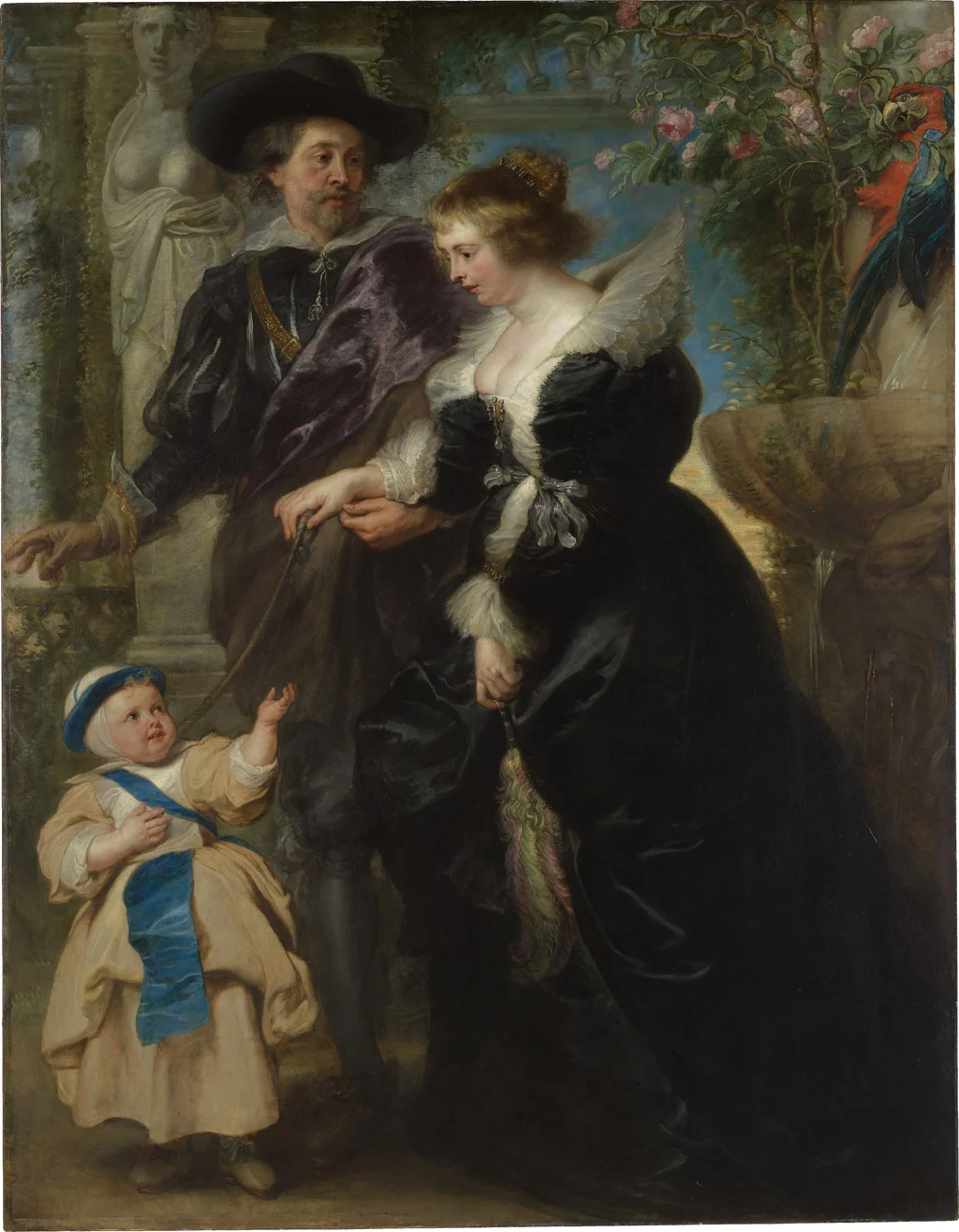 Rubens, His Wife Helena Fourment, and One of Their Children