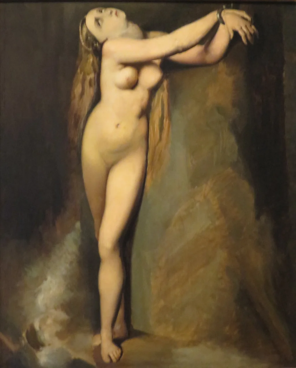 Angélique au rocher (d'après Ingres)