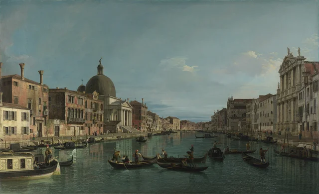 Venice: The Upper Reaches of the Grand Canal with S. Simeone Piccolo