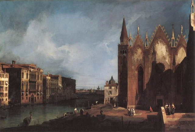 Der Canal Grande von Santa Maria della Carità bis zum Bacino di San Marco