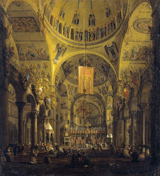 Venice: The Interior of San Marco by Day
