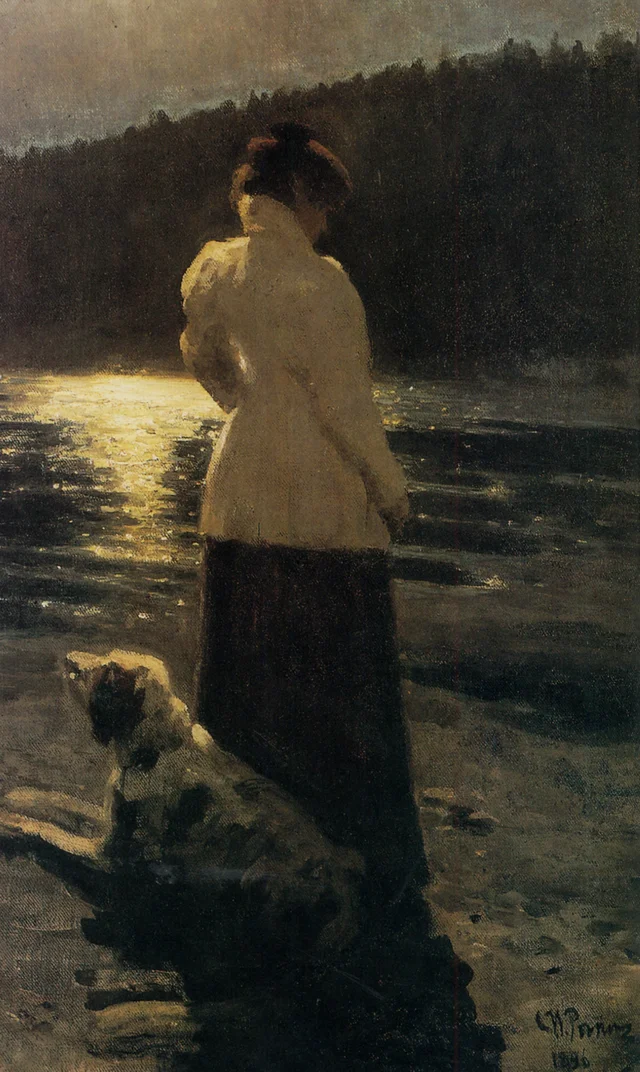 Moonlight night. Zdravnevo