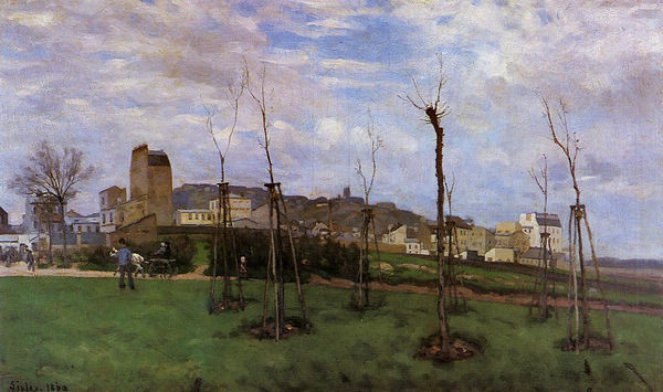 View of Montmartre from the Cité des Fleurs