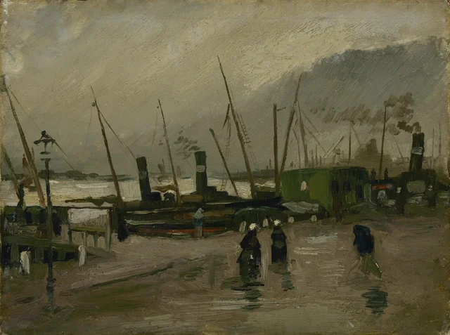 The De Ruijterkade in Amsterdam