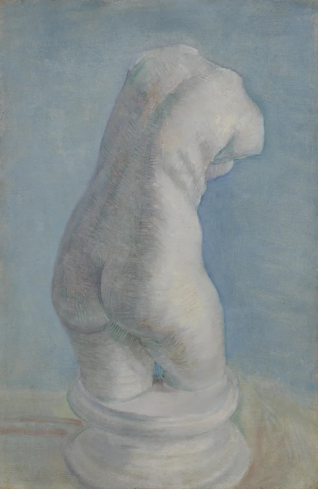 Torso di donna in gesso