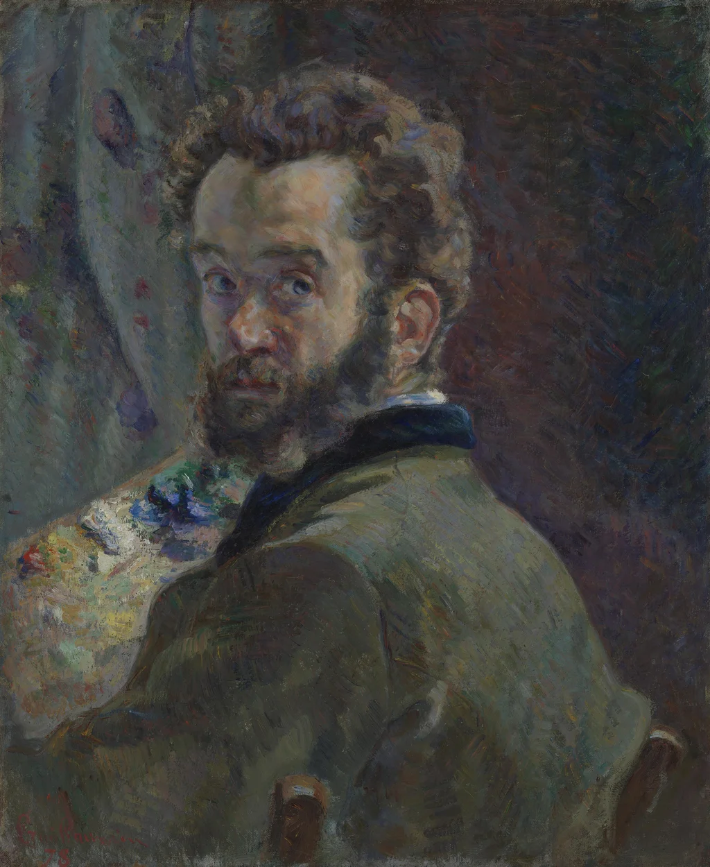 Autoportrait à la palette