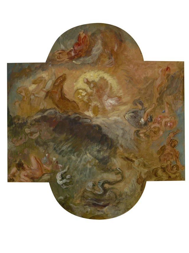Apollon terrassant le serpent Python